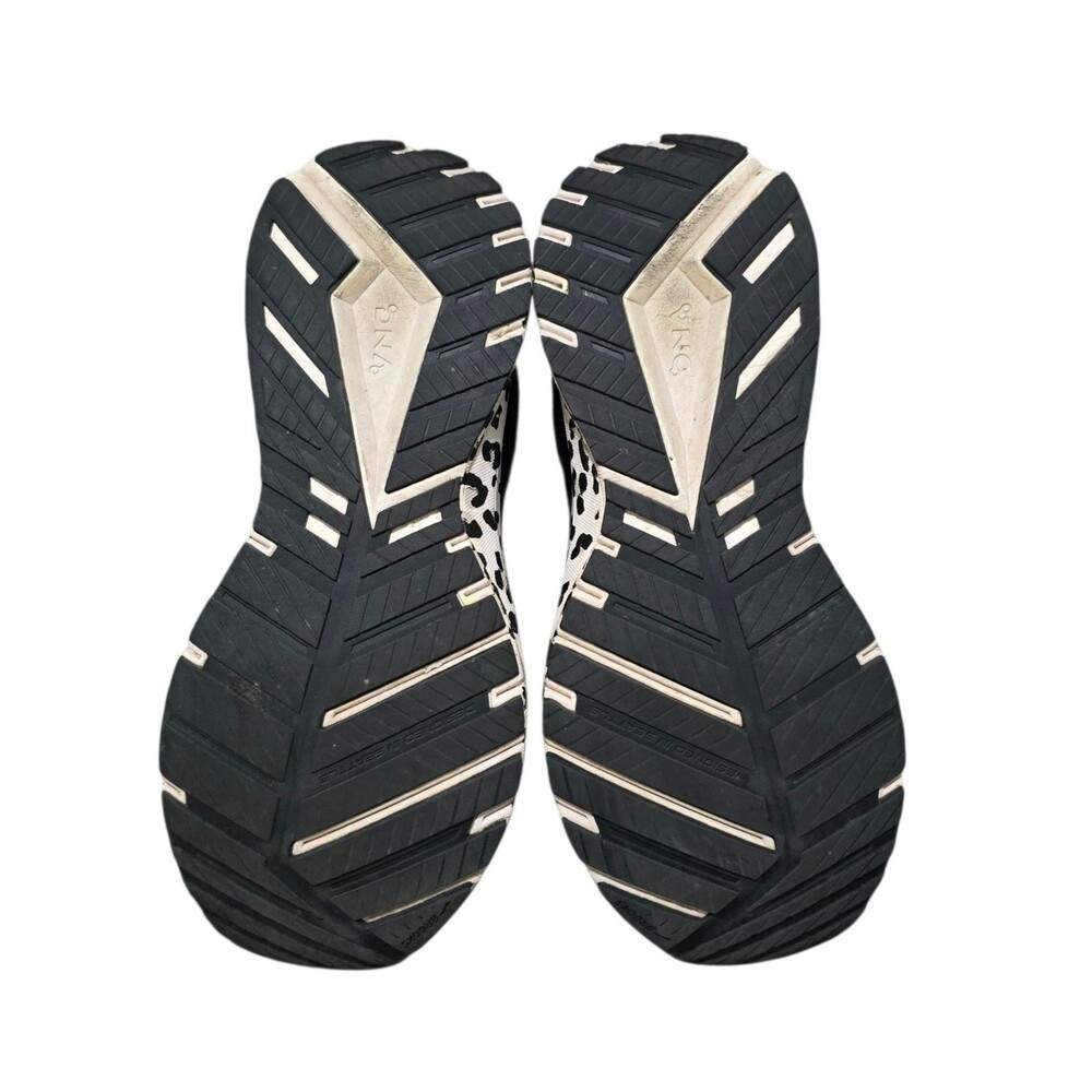 Brooks Revel 4 Running Shoes Womens Size 10 B Black White Snow Leopard Print - Picture 10 of 11